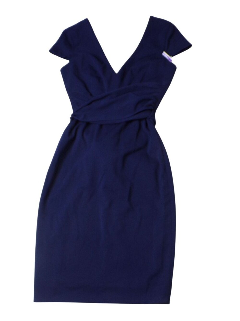 🆕 DRESS THE POPULATION Dana Dress Navy Blue Small 4-6 - Picture 12 of 12